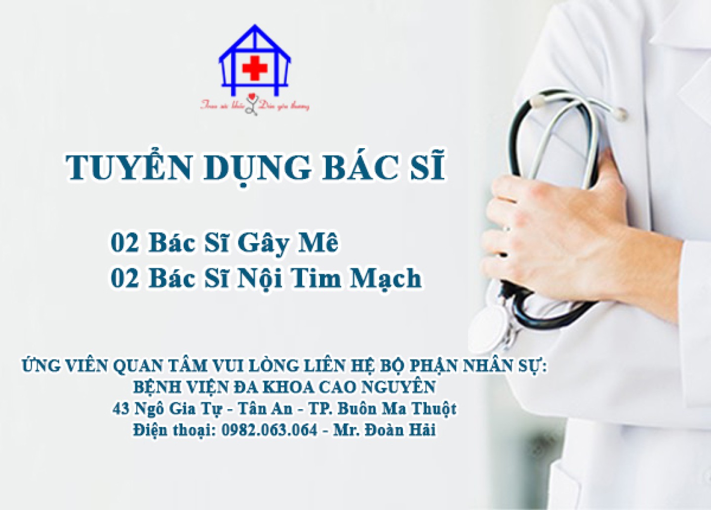 Tuyển dụng bác sĩ