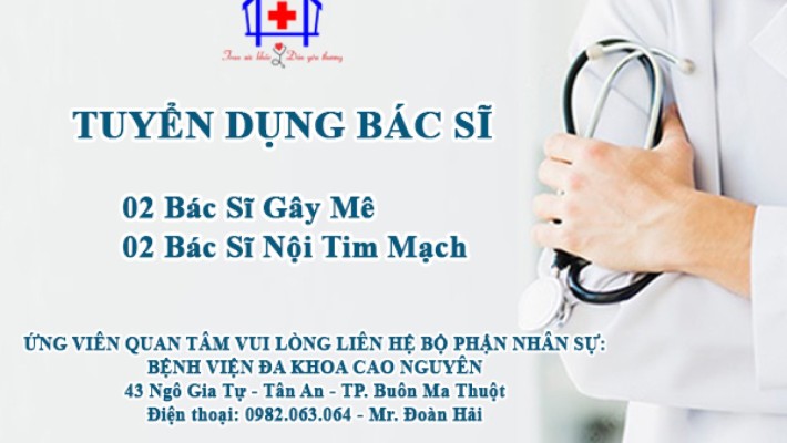 Tuyển dụng bác sĩ